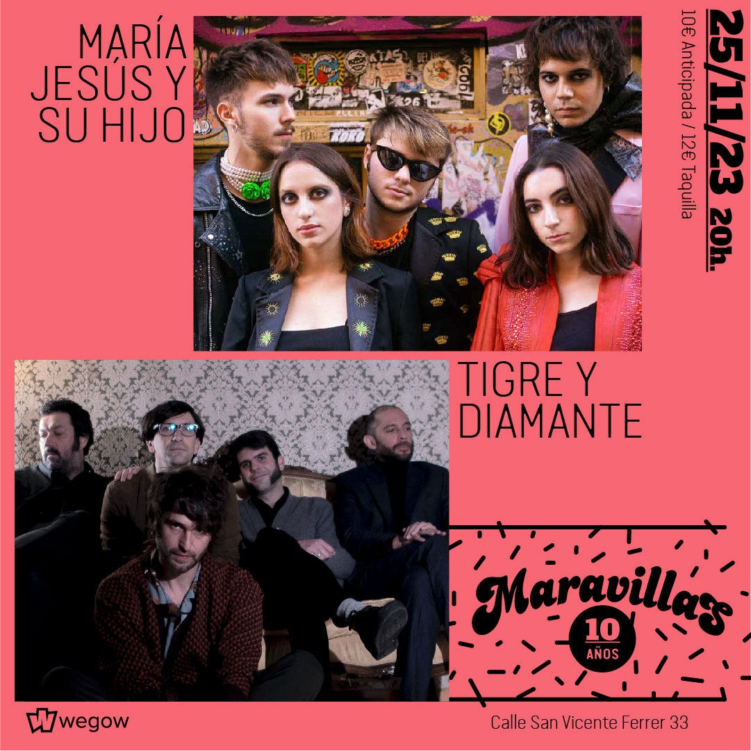 Fotografía promocional de María Jesus Y Su Hijo & Tigre y Diamante