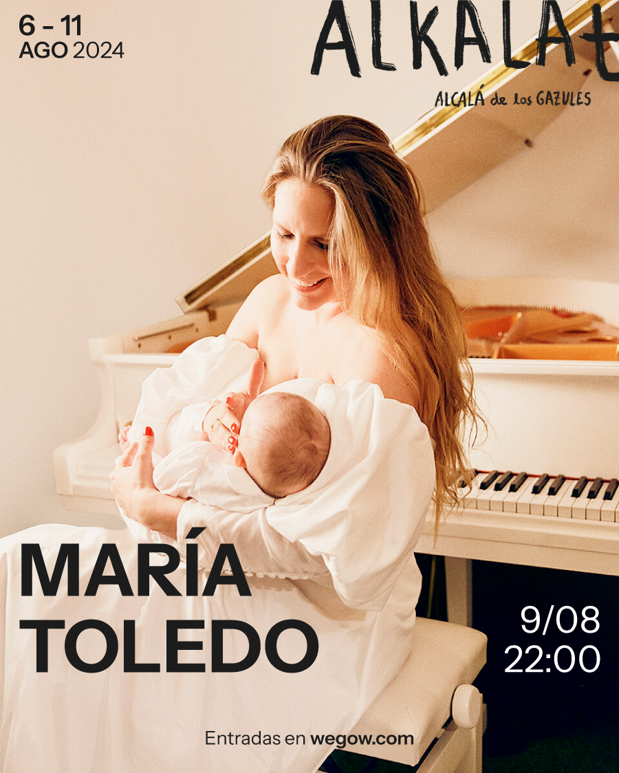 Fotografía promocional de MARÍA TOLEDO en Festival ALKALAT