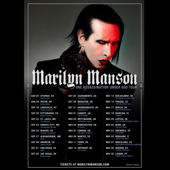 Promofoto von Concierto de Marilyn Manson en Berlín.