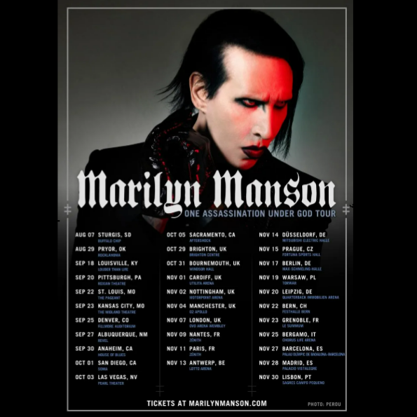 Fotografía promocional de Concierto de Marilyn Manson en Grenoble