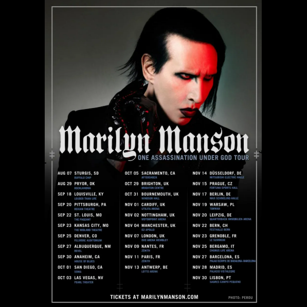 Promofoto von Concierto de Marilyn Manson en Manchester.