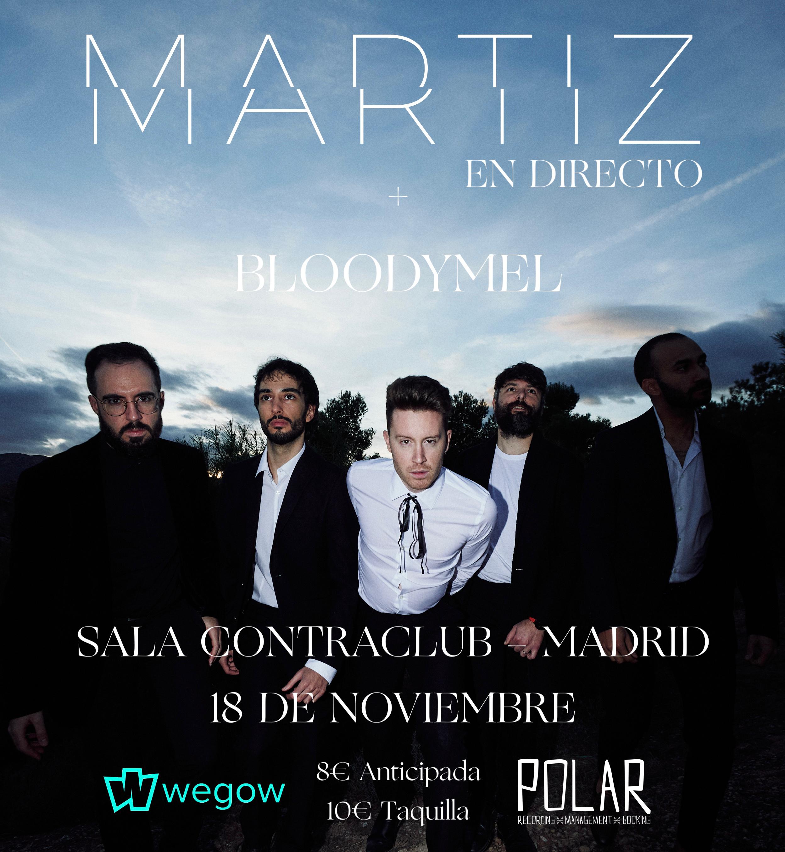 Promofoto von MARTIZ + Bloodymel en Madrid.