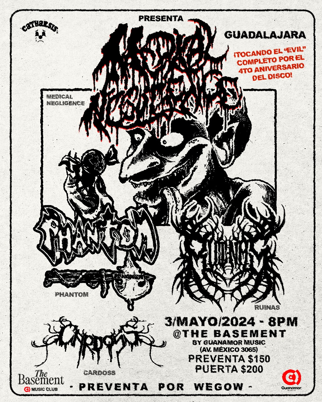 Fotografía promocional de MEDICAL NEGLIGENCE IV Aniversario