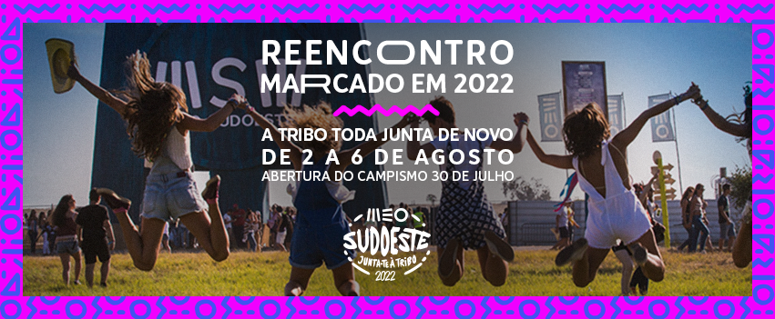 Fotografia promocional de MEO Sudoeste 2022.