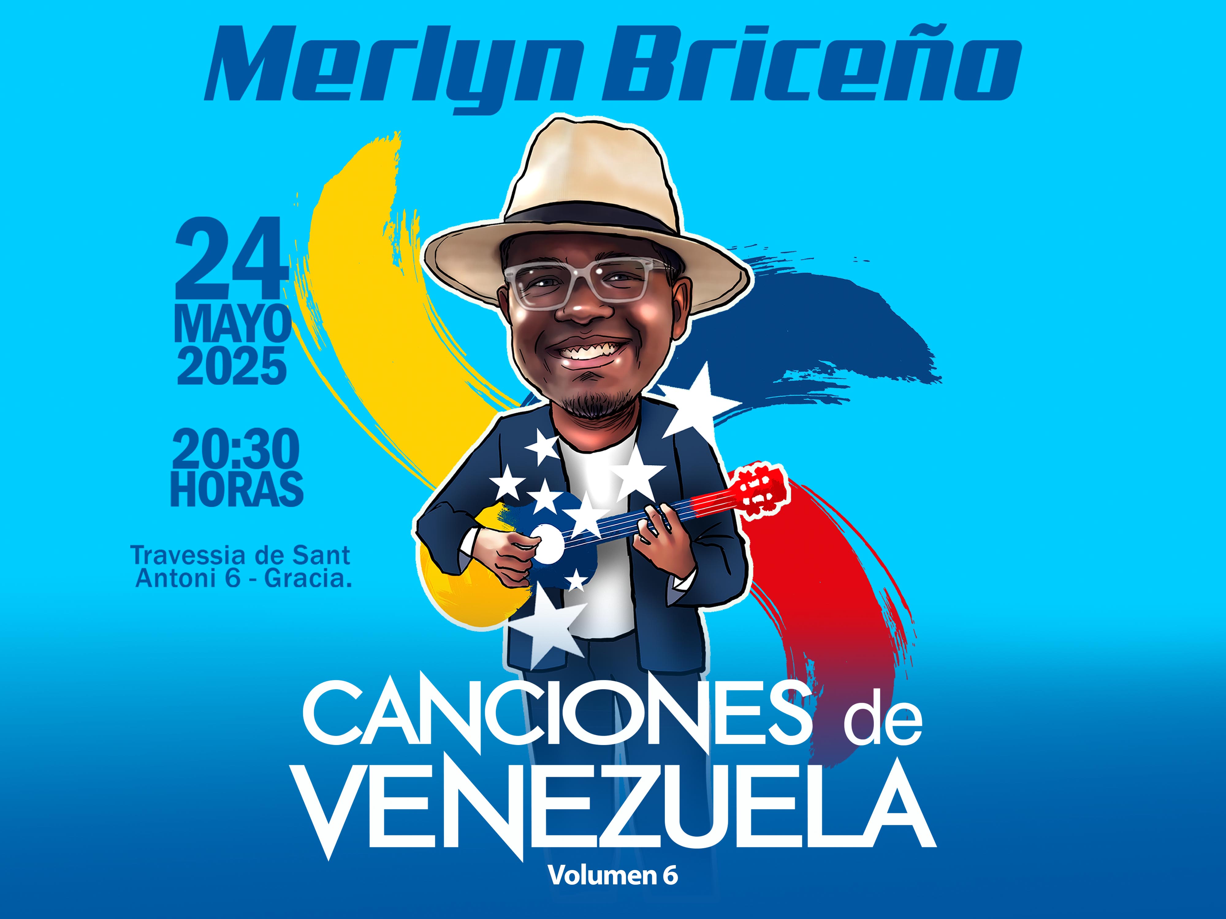Fotografía promocional de Merlyn Briceño Canciones de Venezuela VOL 6