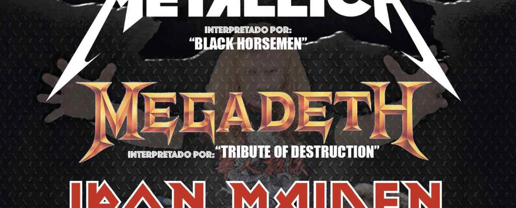 ▷ METAL TRIO - Iron Maiden, Megadeth & Metallica (Córdoba) | Wegow