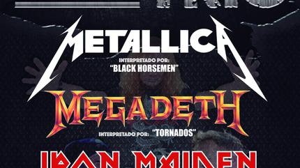 METAL TRIO - Iron Maiden, Megadeth & Metallica (Madrid)
