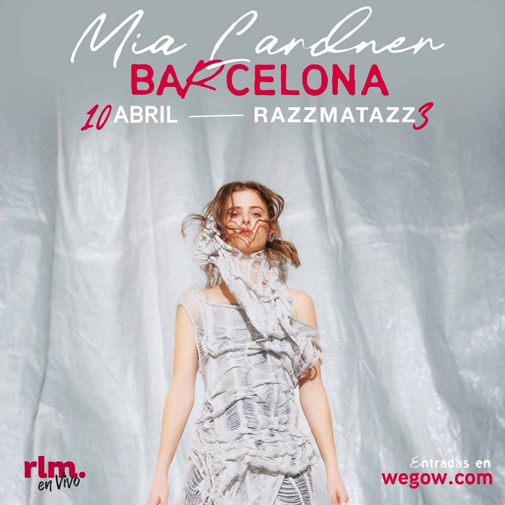 Fotografía promocional de Mia Lardner en Barcelona