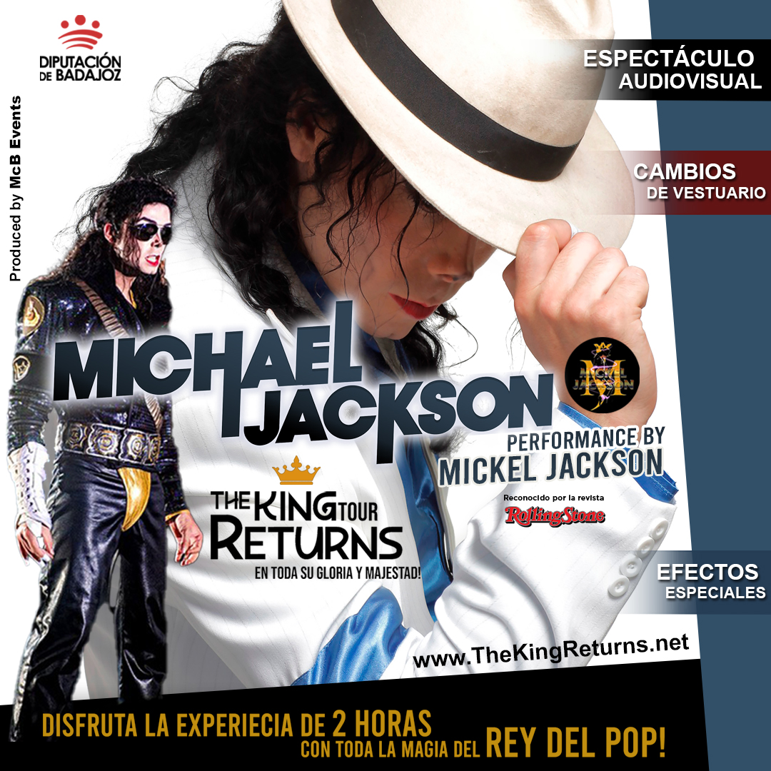 Fotografía promocional de MICHAEL JACKSON Performance by  MICKEL JACKSON en BADAJOZ