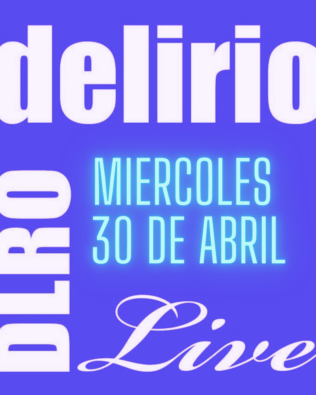 Fotografía promocional de MIERCOLES 30 DE ABRIL