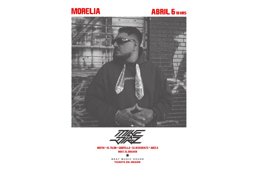 Fotografía promocional de MIKE DIAZ en MORELIA