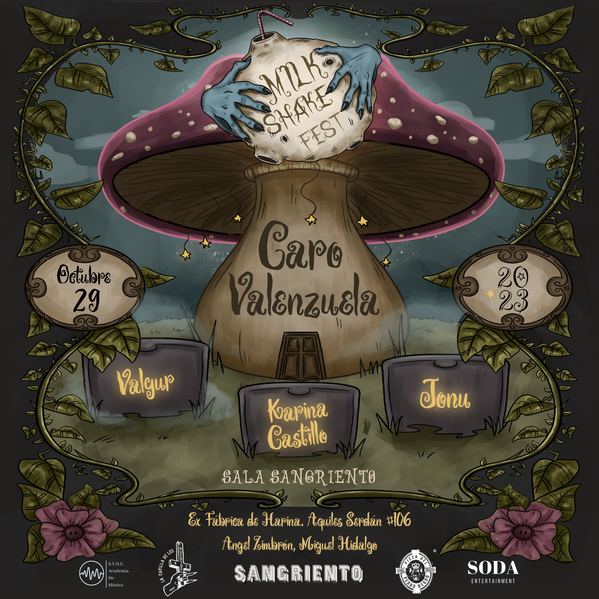 Fotografía promocional de Milkshake Fest en Sangriento!