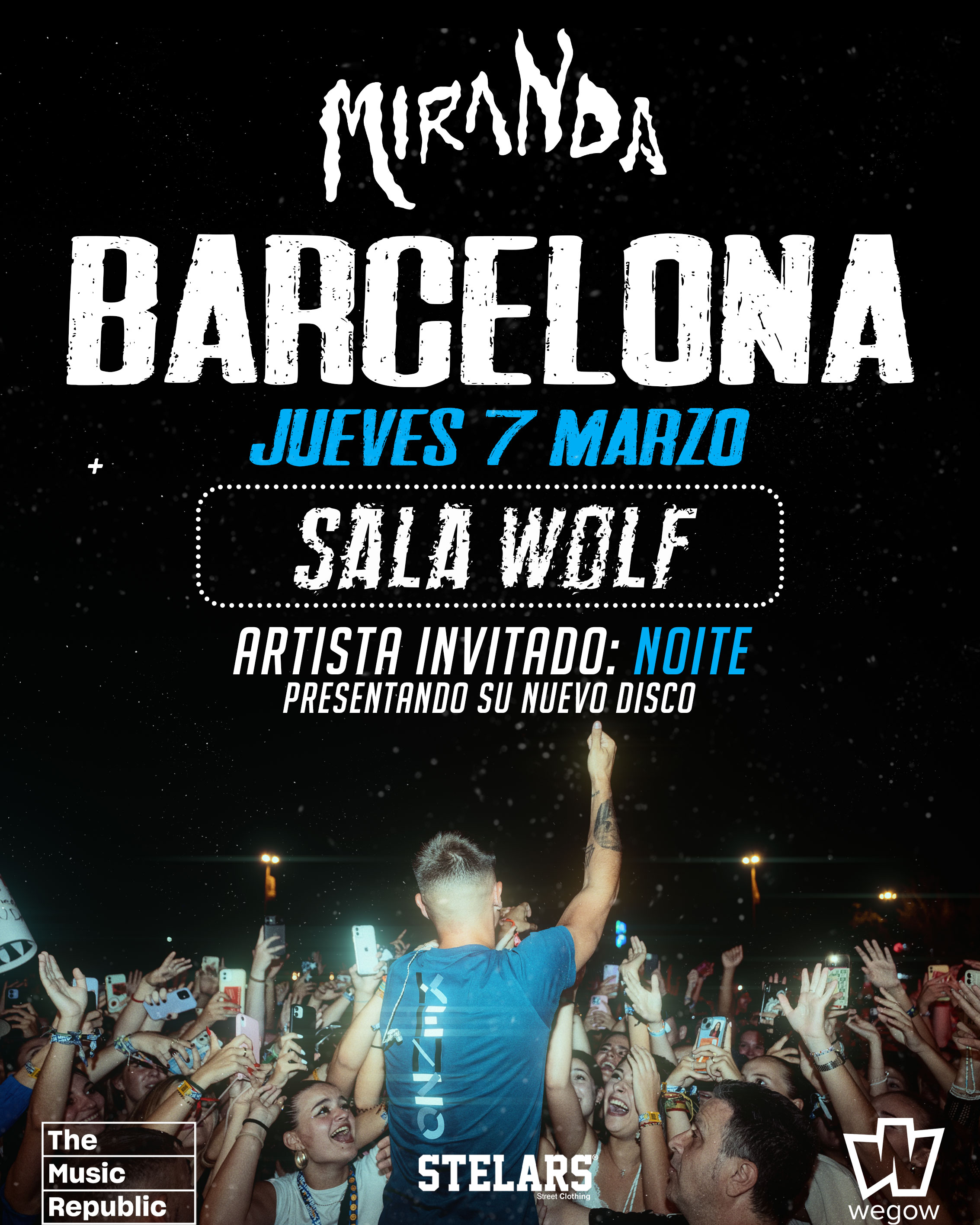 Fotografía promocional de MIRANDA EN BARCELONA 2ª FECHA