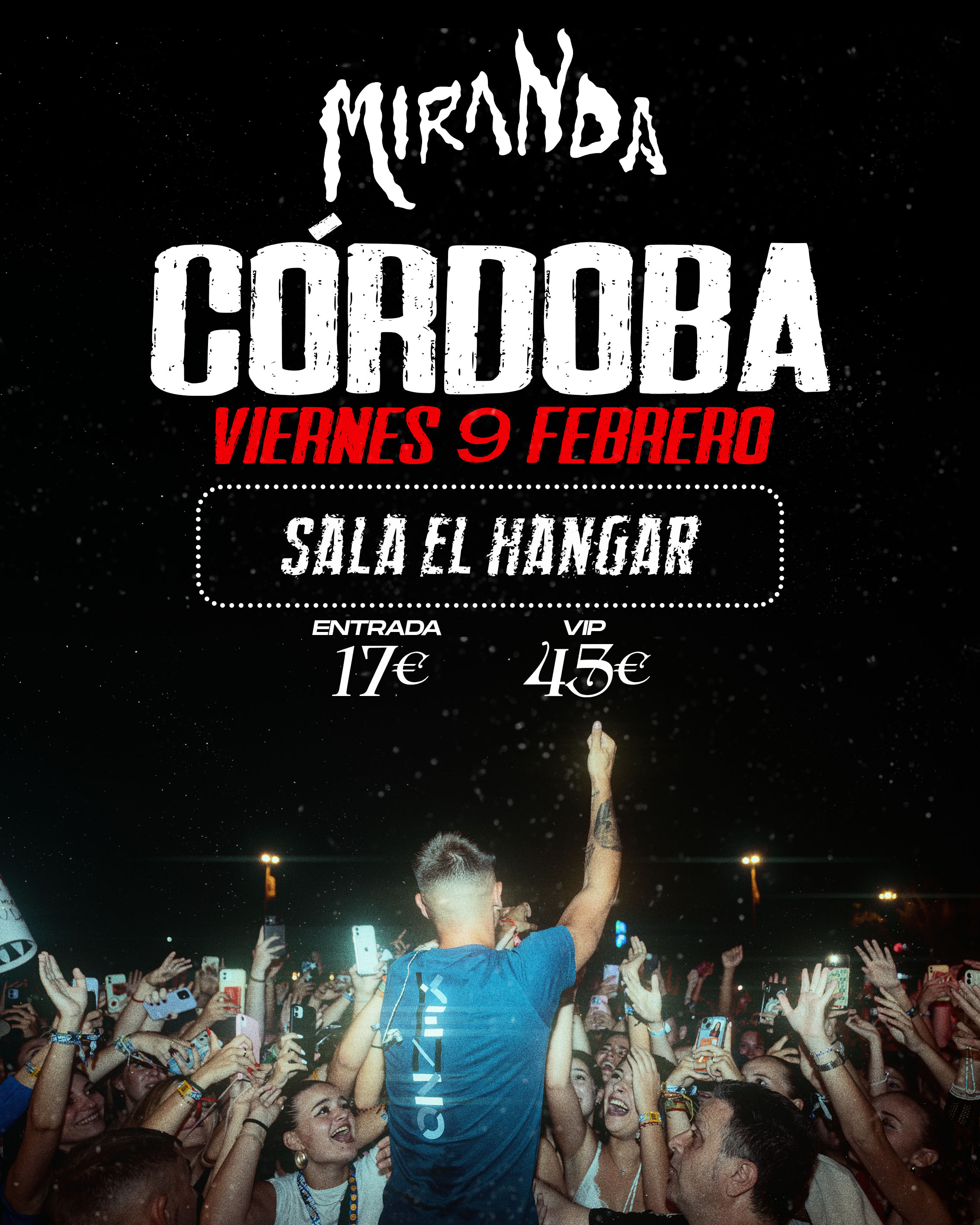 Fotografía promocional de MIRANDA EN CÓRDOBA
