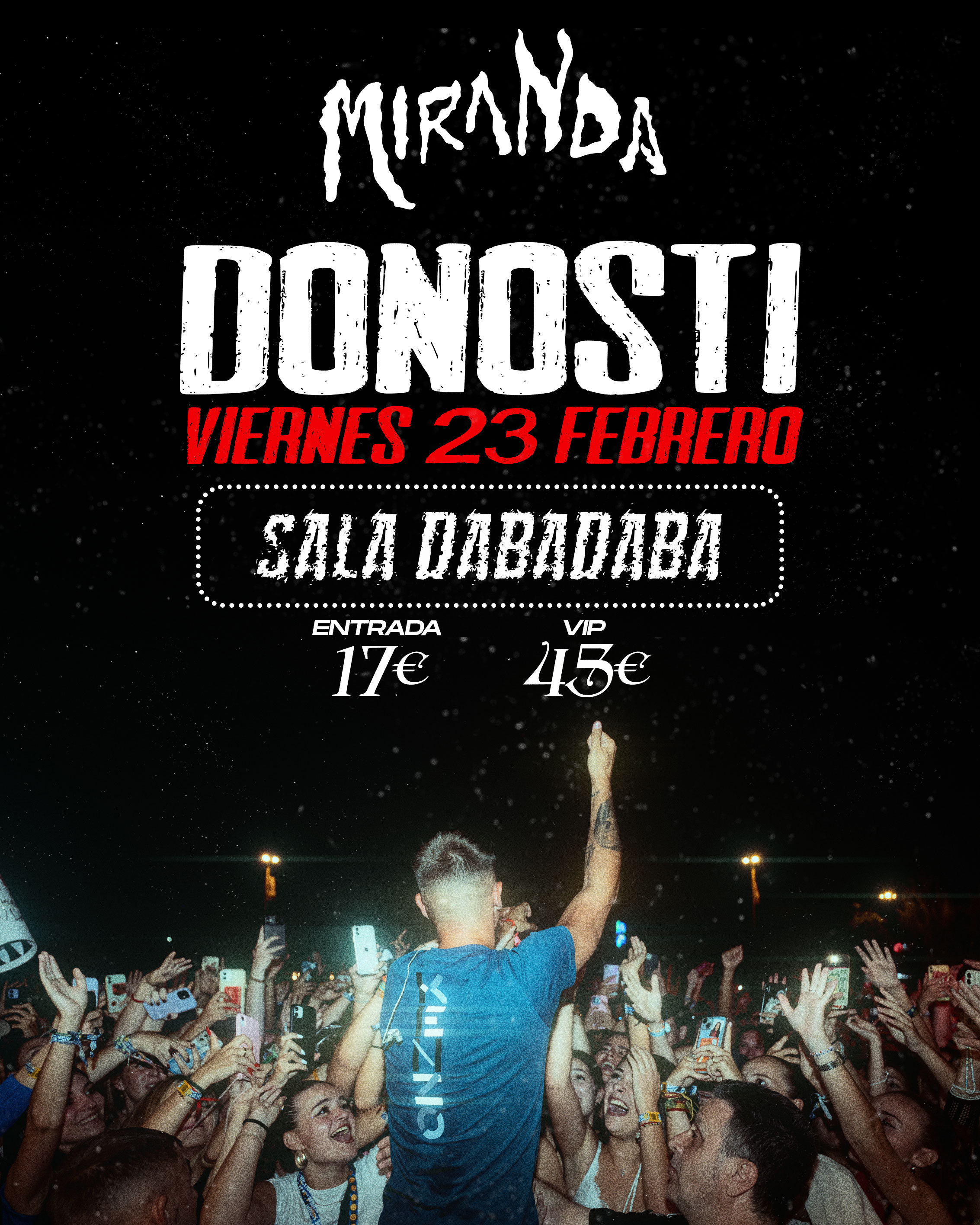 Fotografía promocional de MIRANDA EN DONOSTIA