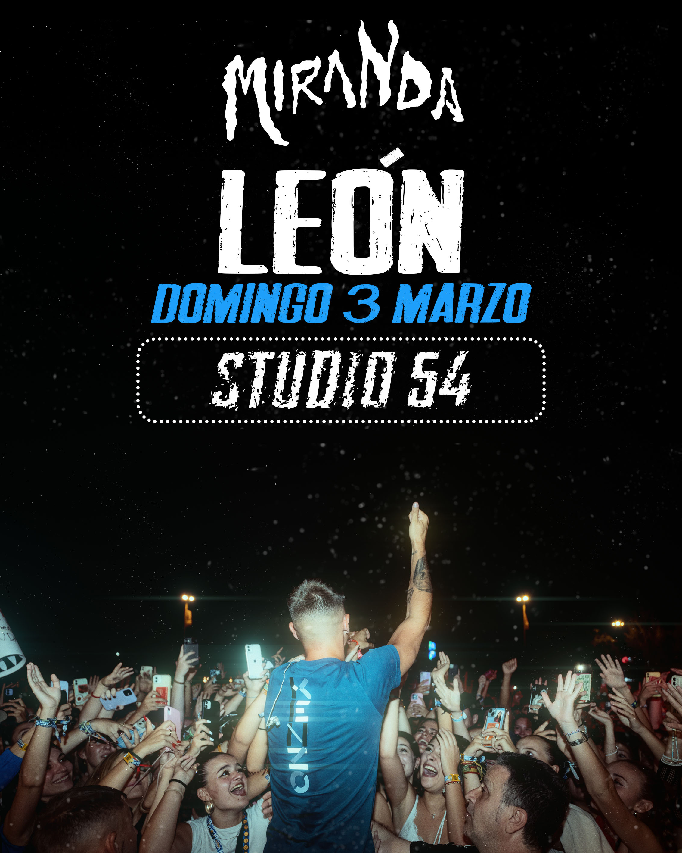 Fotografía promocional de MIRANDA EN LEON