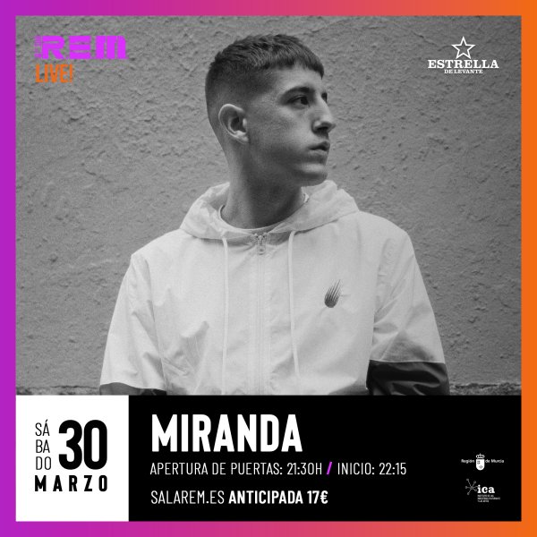 Fotografía promocional de MIRANDA EN MURCIA