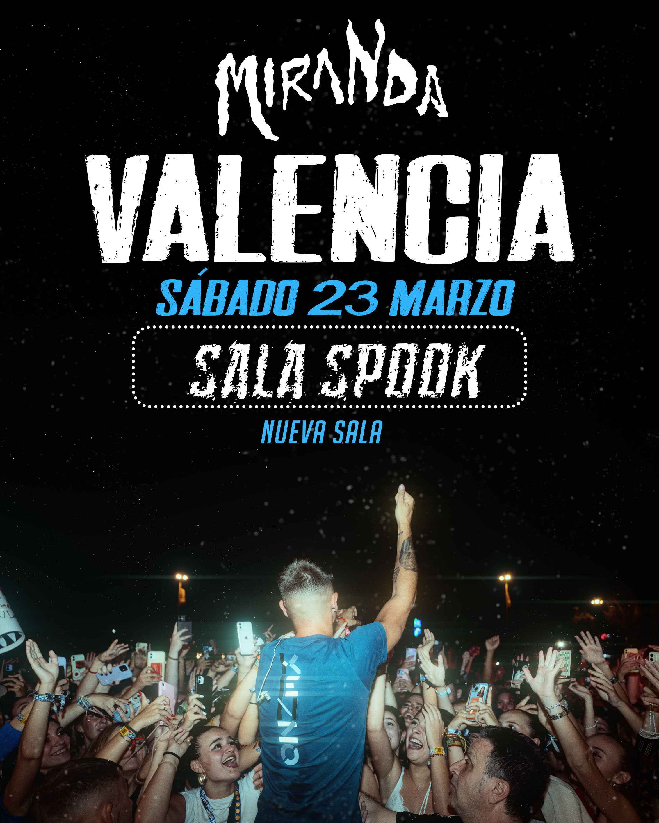 Fotografía promocional de MIRANDA EN VALENCIA