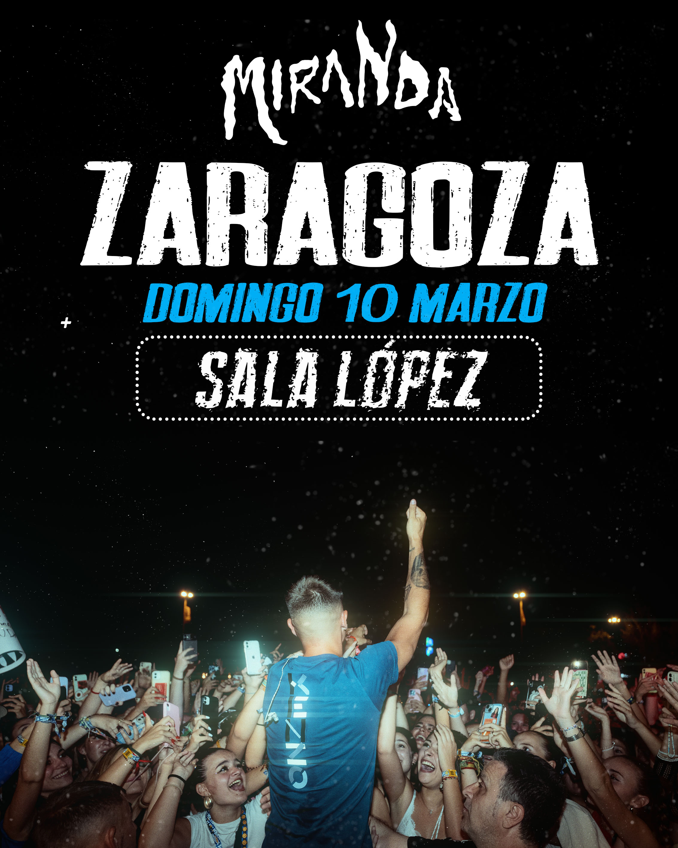 Fotografía promocional de MIRANDA EN ZARAGOZA