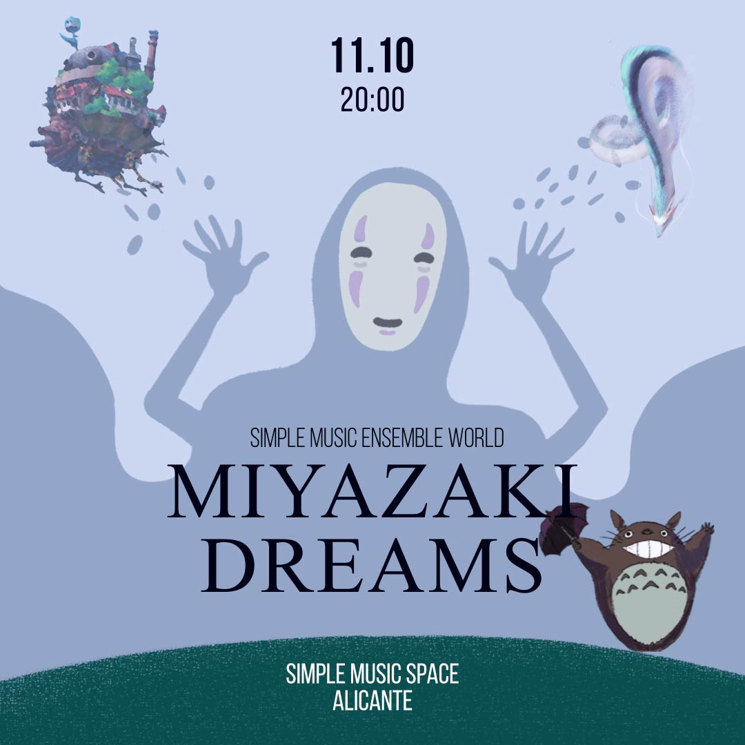Fotografía promocional de Miyazaki Dreams | Simple Music Ensemble World