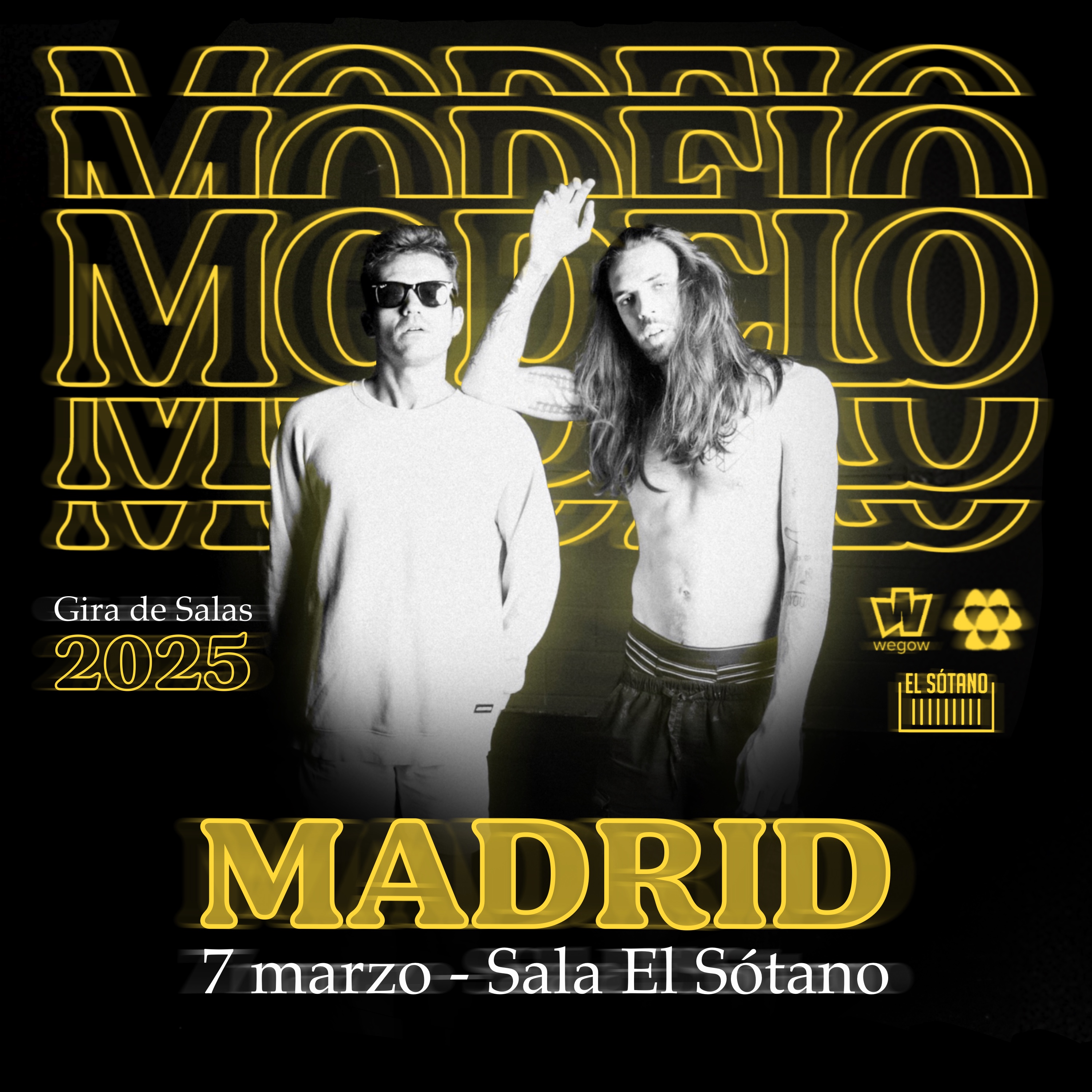 Fotografía promocional de MODELO en Madrid