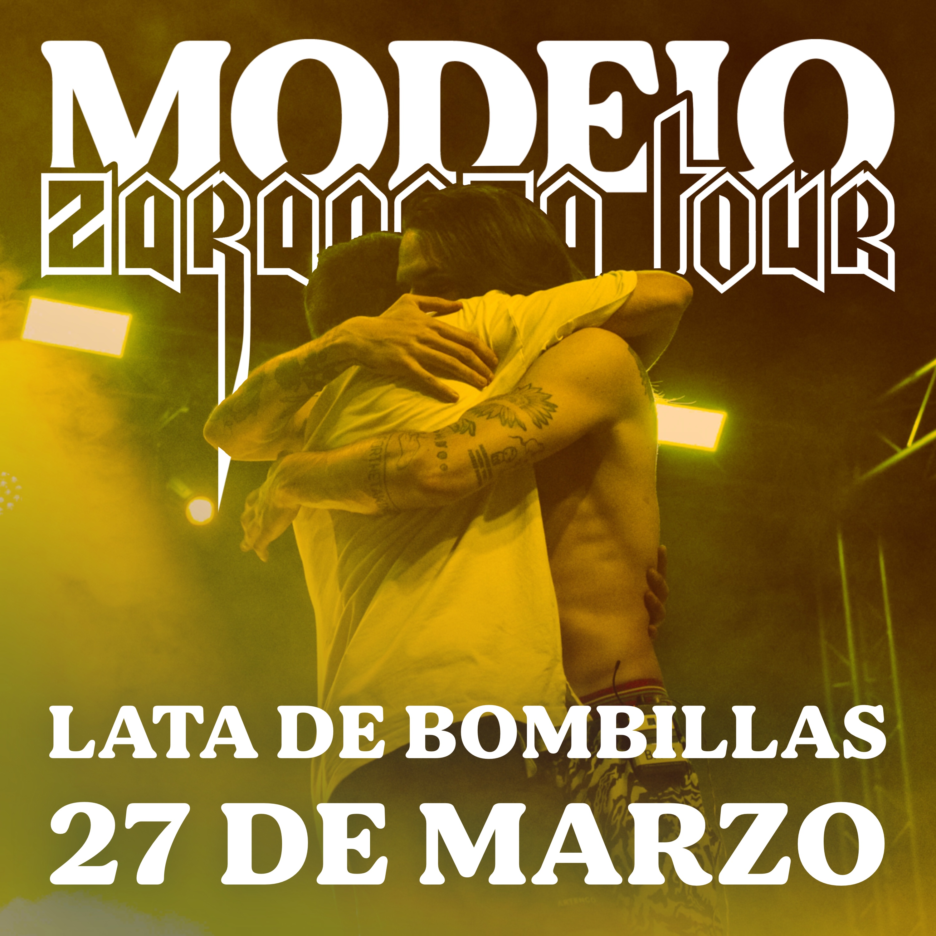 Fotografía promocional de MODELO Zaragoza Tour - LA LATA DE BOMBILLAS