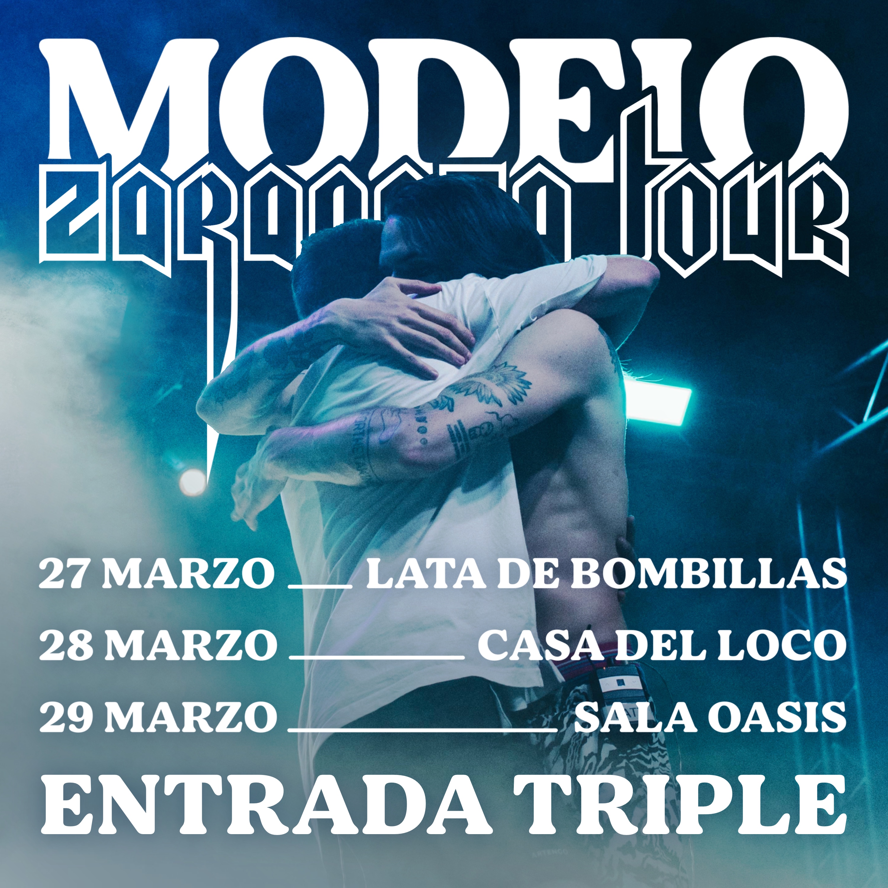 Fotografía promocional de MODELO Zaragoza Tour - ENTRADA TRIPLE