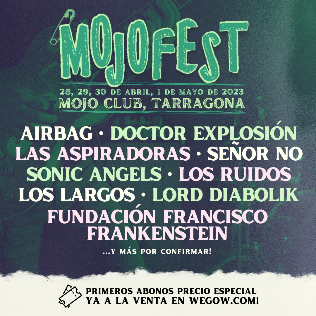 Fotografía promocional de MOJOFEST 2023 ABONOS A PRECIO REDUCIDO AGOTADOS