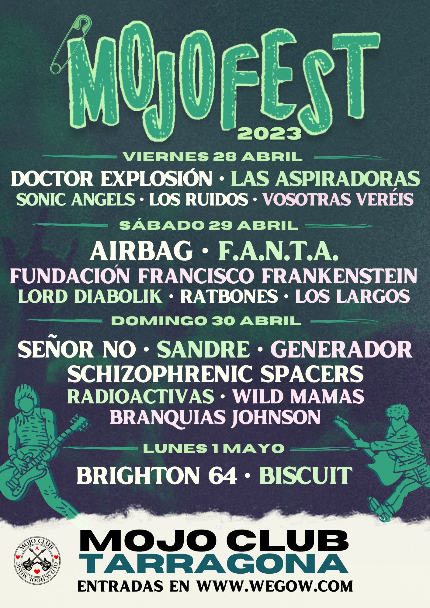 Fotografía promocional de MOJOFEST 2023