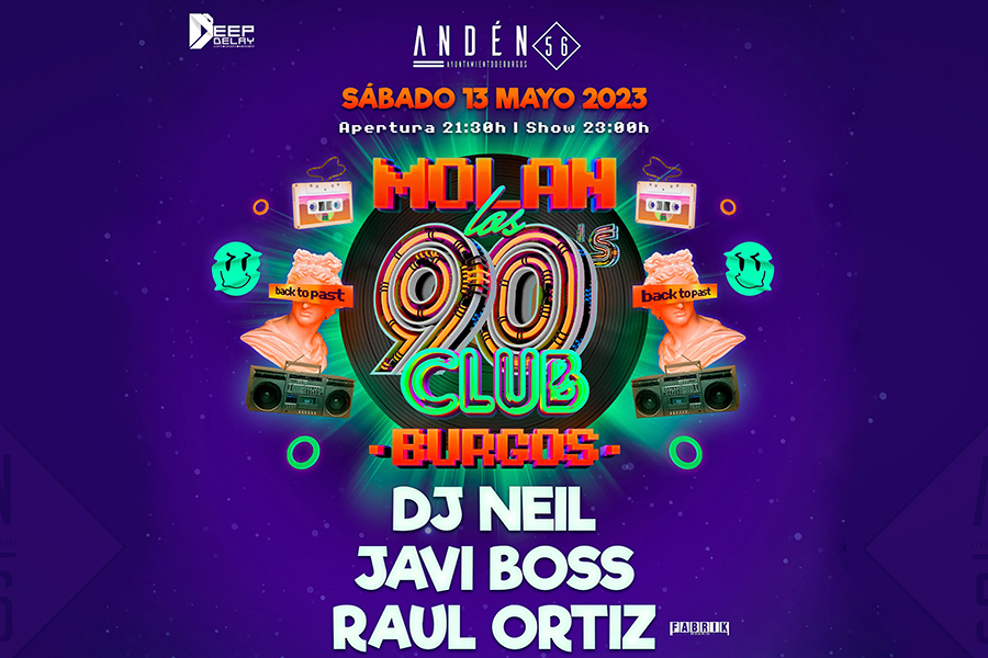 Promofoto von Molan los 90 Club en Burgos.