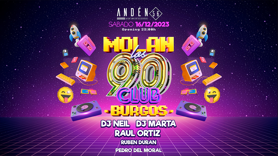 Fotografía promocional de MOLAN LOS 90 CLUB en Burgos