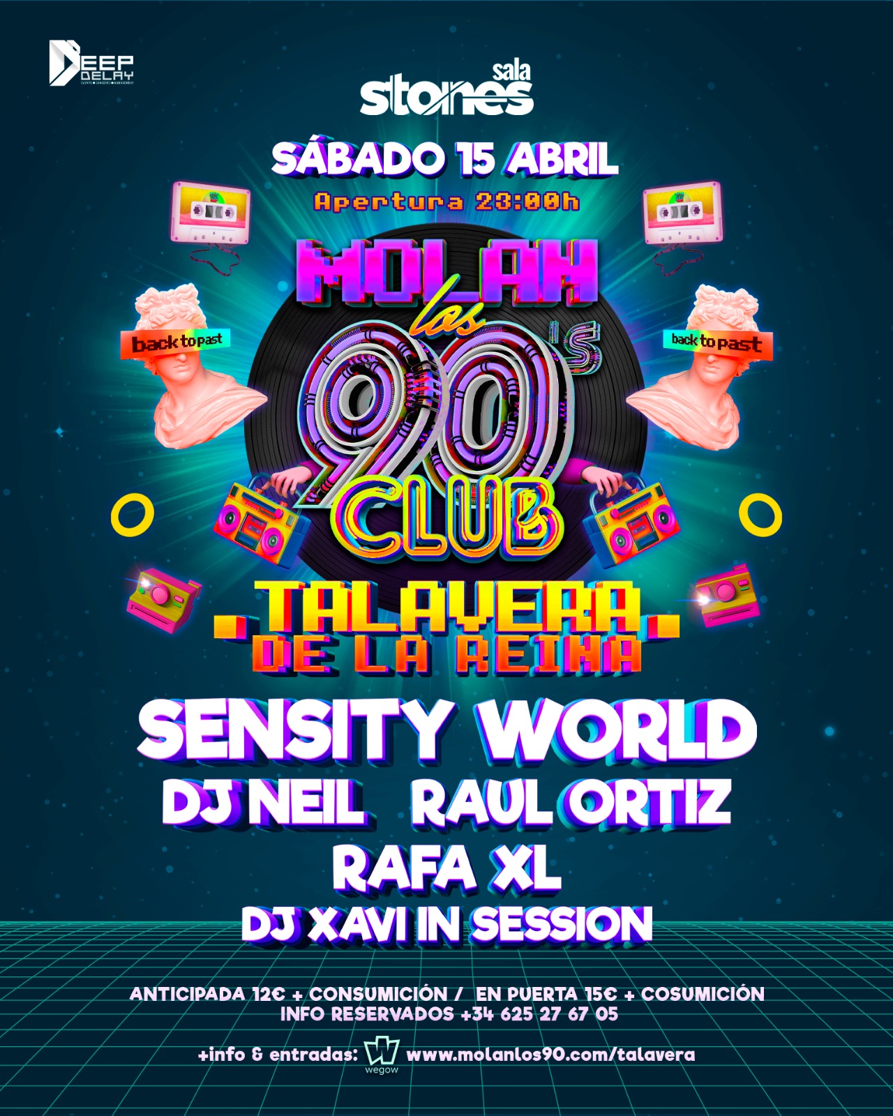 Promofoto von Molan los 90 Talavera de la Reina.