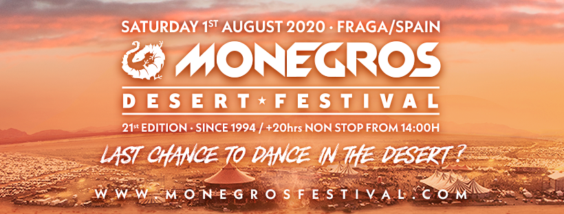 Fotografía promocional de Monegros Desert Festival 2020