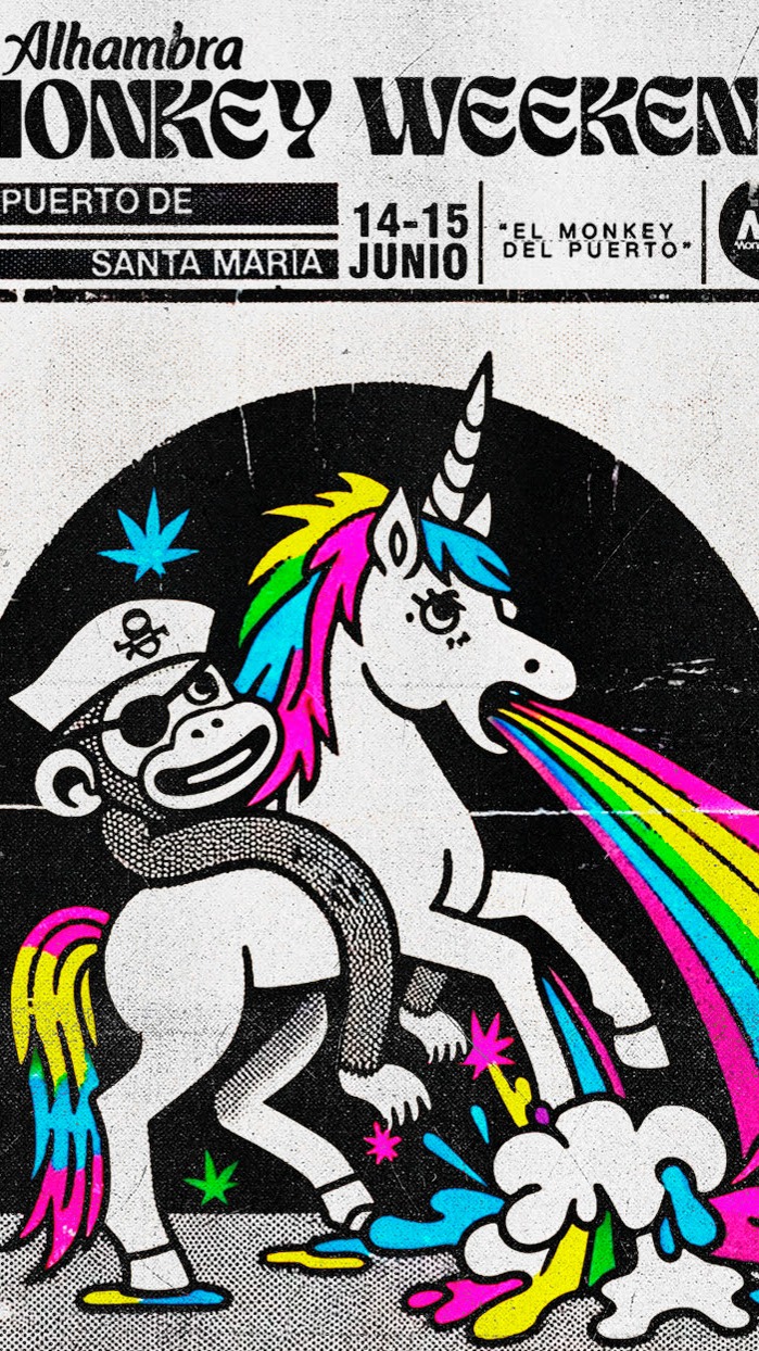 Promotional photograph of Monkey Weekend 2024.