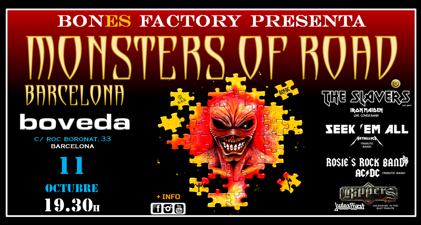 Fotografía promocional de MONSTERS OF ROAD BARCELONA