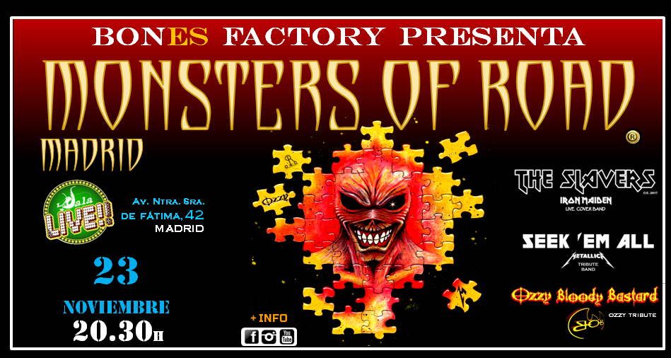 Fotografía promocional de MONSTERS OF ROAD MADRID