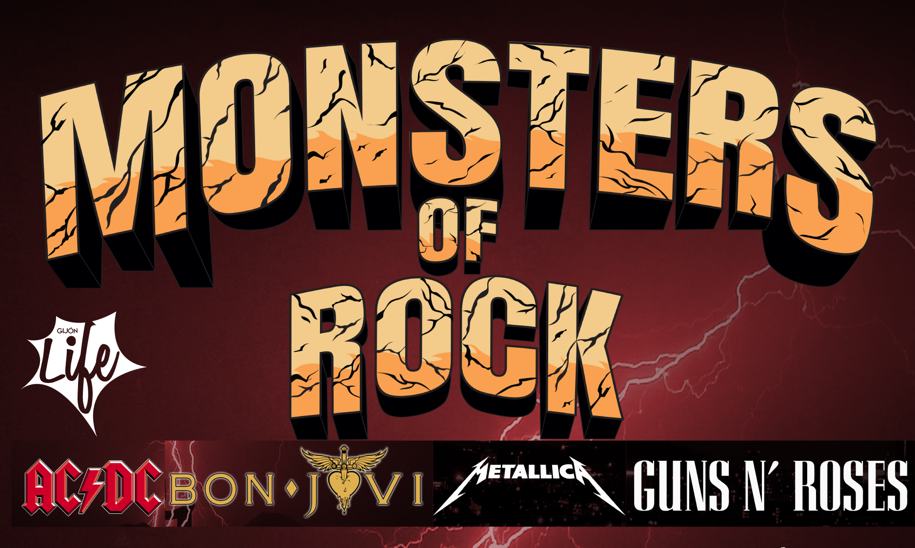 Fotografía promocional de Monsters of Rock en Gijón Life 2019