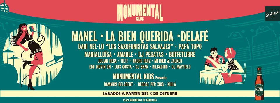 Fotografía promocional de Monumental Club 2020