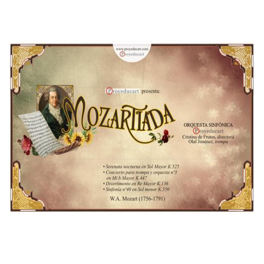 Fotografía promocional de Mozartiada en Badajoz