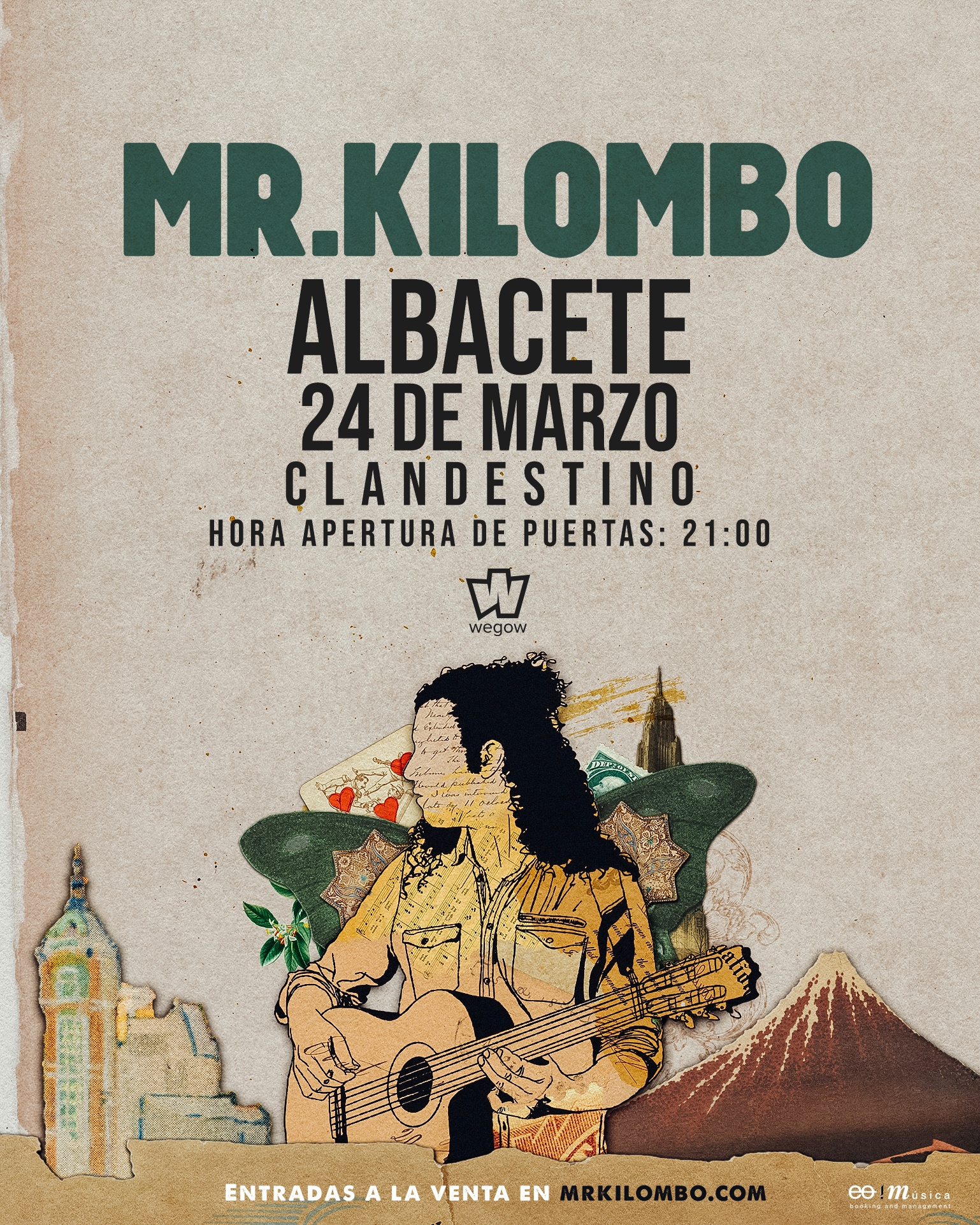 Fotografía promocional de Mr Kilombo en Albacete 2023