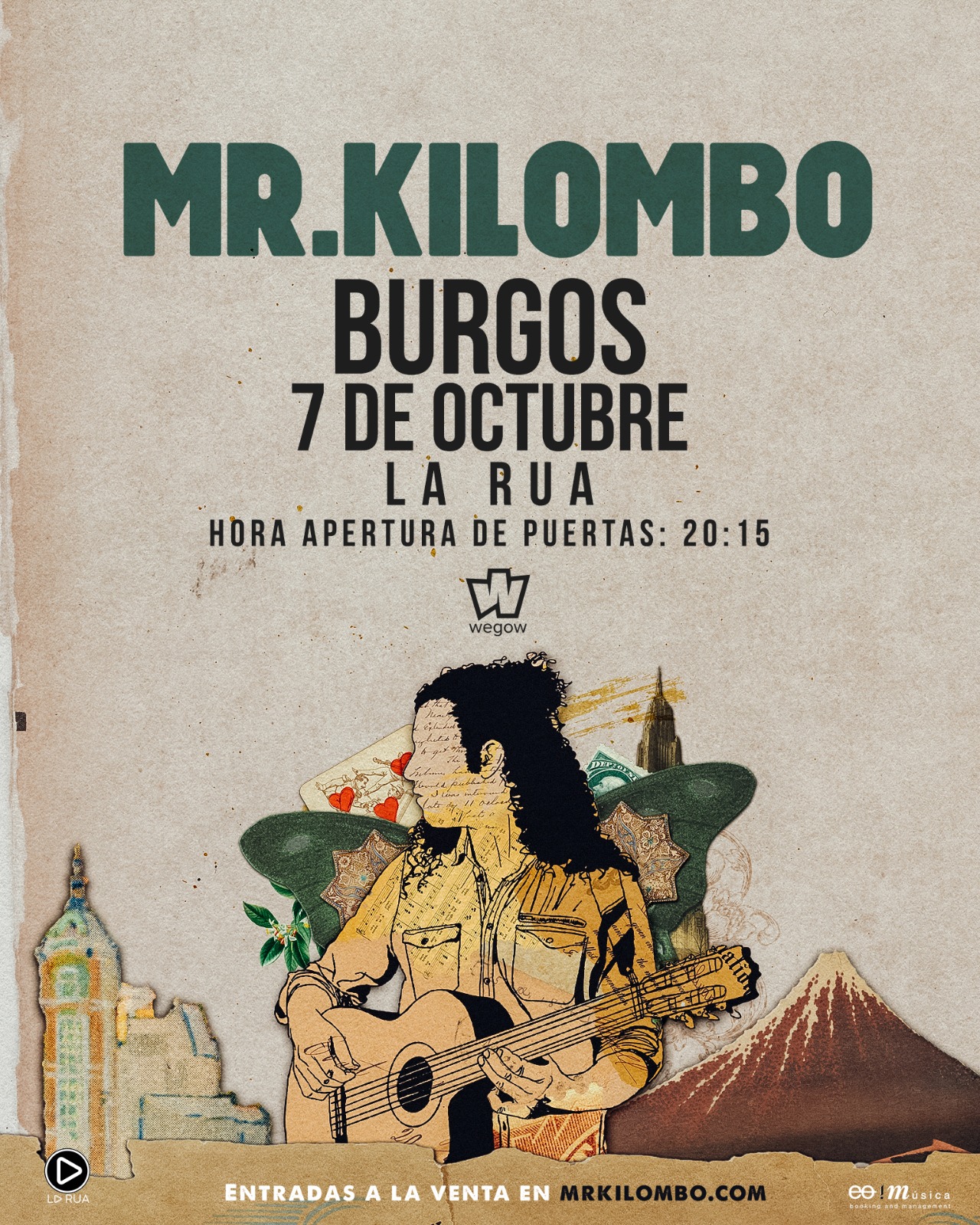 Fotografía promocional de Mr. Kilombo en Burgos