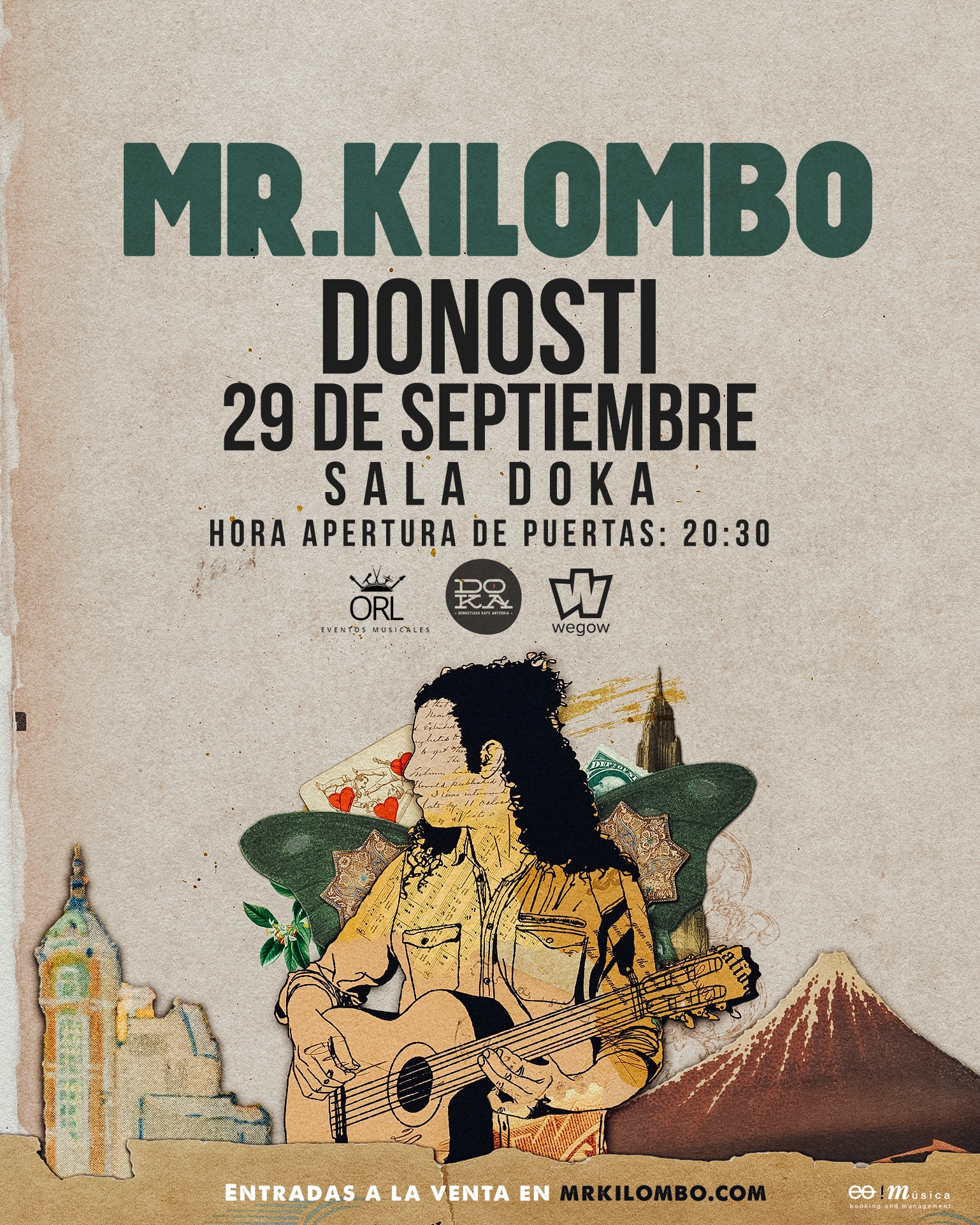 Fotografía promocional de Mr. Kilombo en Donosti