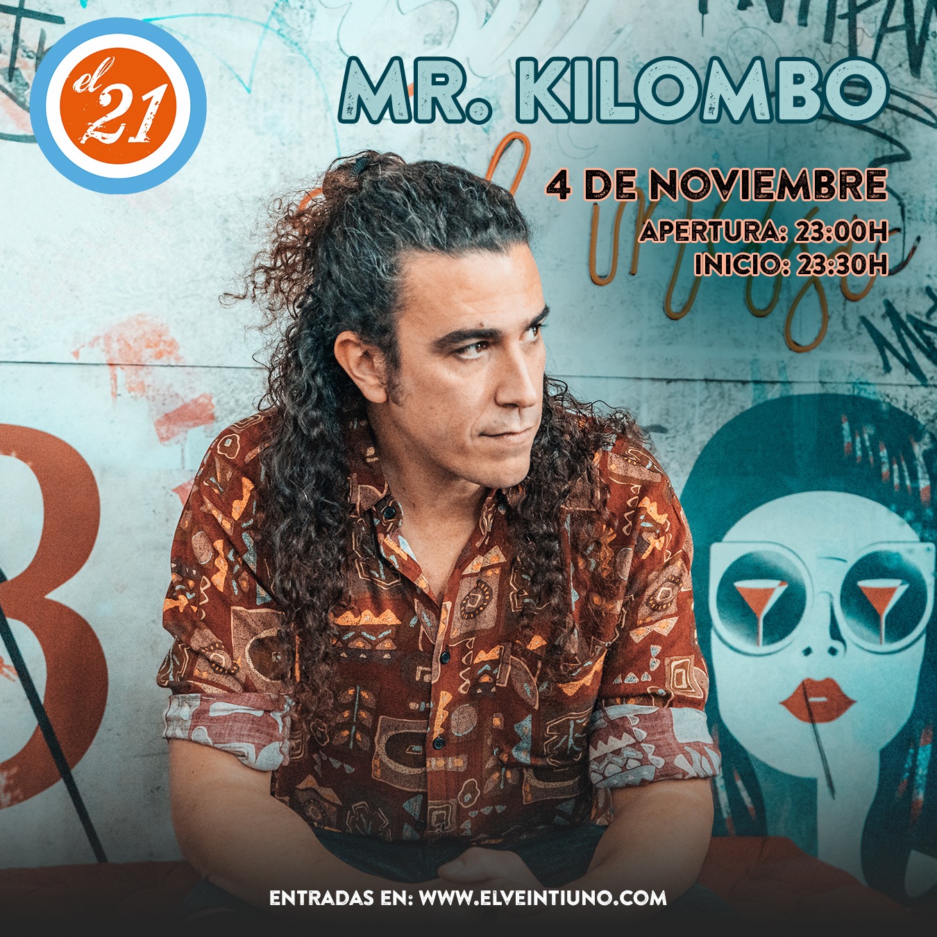 Fotografía promocional de Mr Kilombo en Huesca