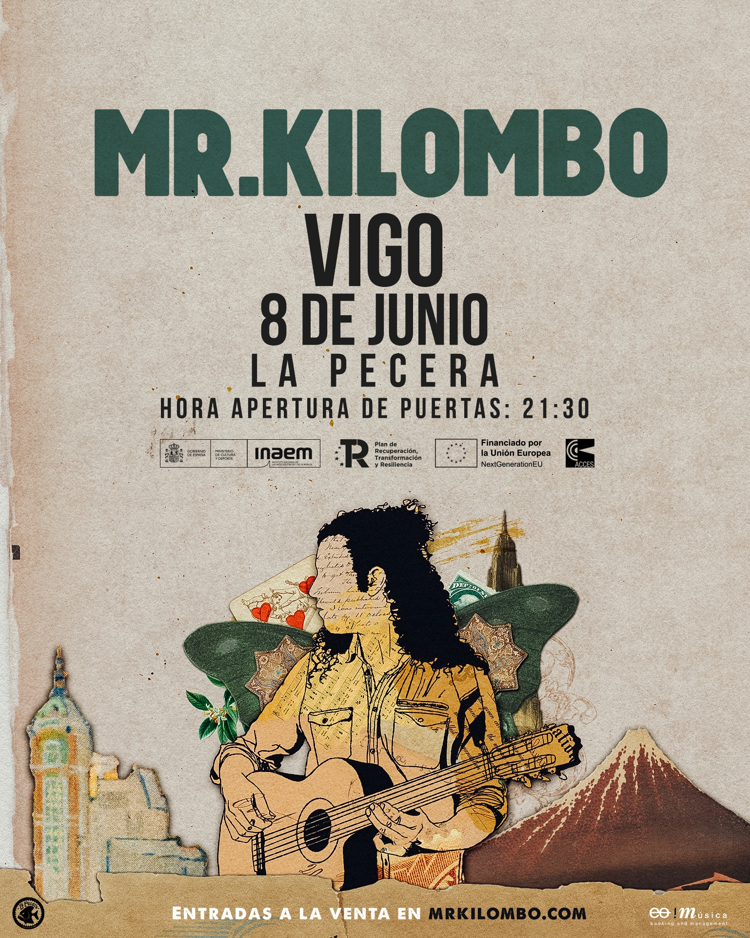 Fotografía promocional de Mr. Kilombo en Vigo