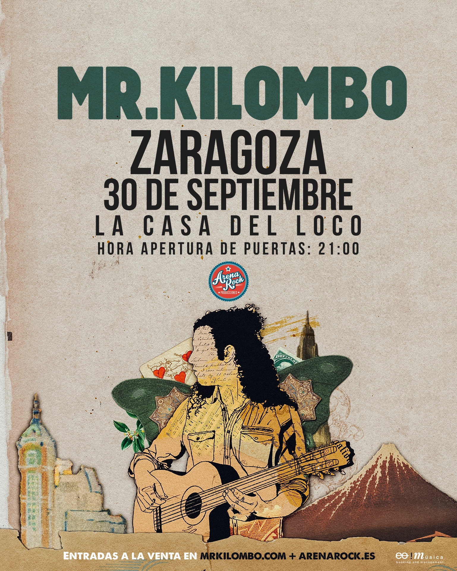 Fotografía promocional de Mr. Kilombo en Zaragoza