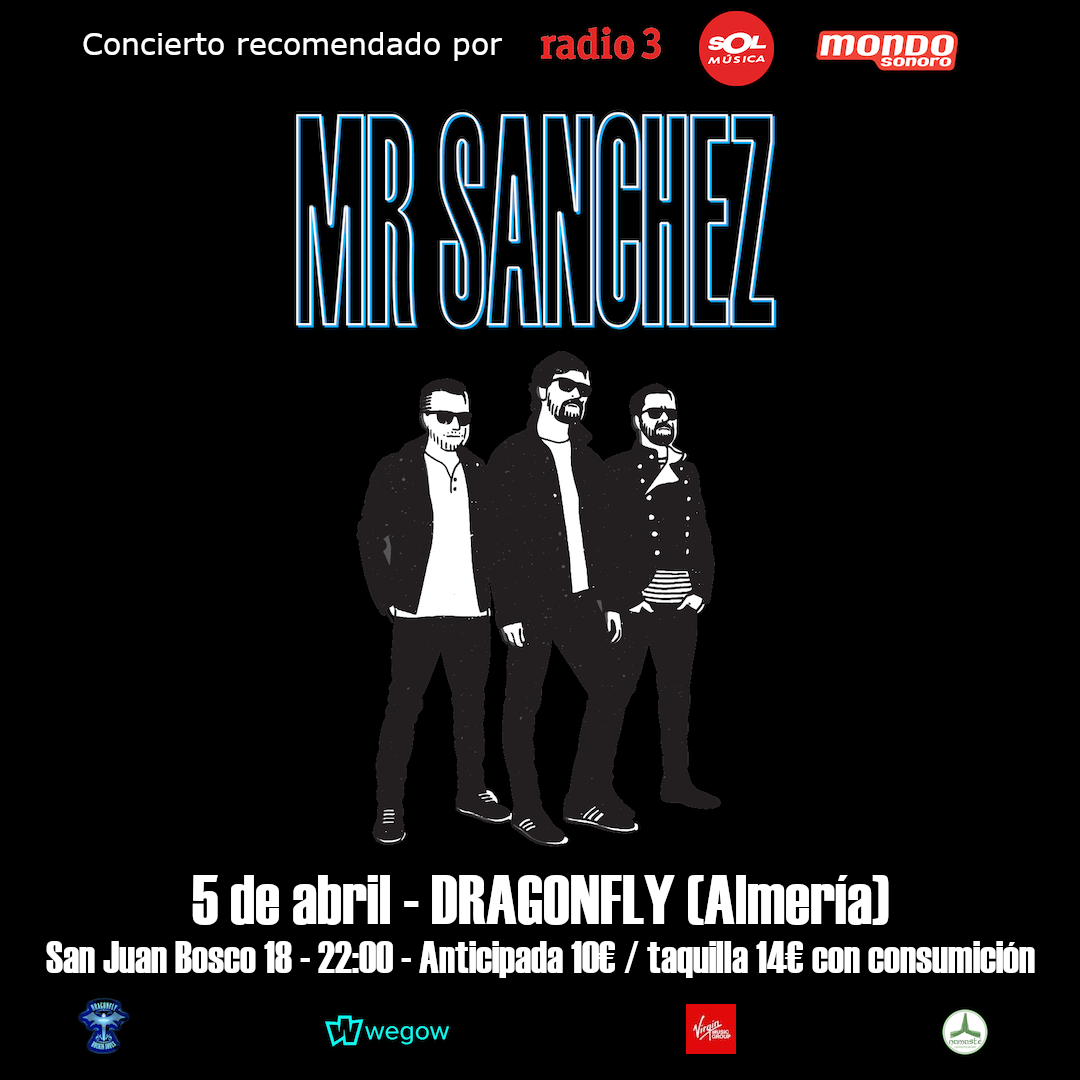 Fotografía promocional de Mr Sanchez en Almería