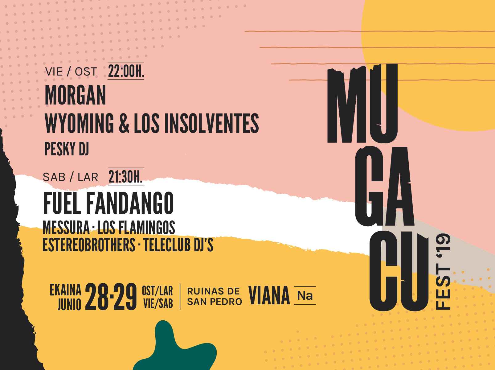 Fotografía promocional de Mugacu Fest 2019