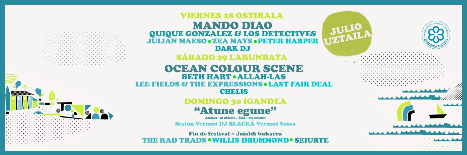 Fotografía promocional de Mundaka Festival 2017