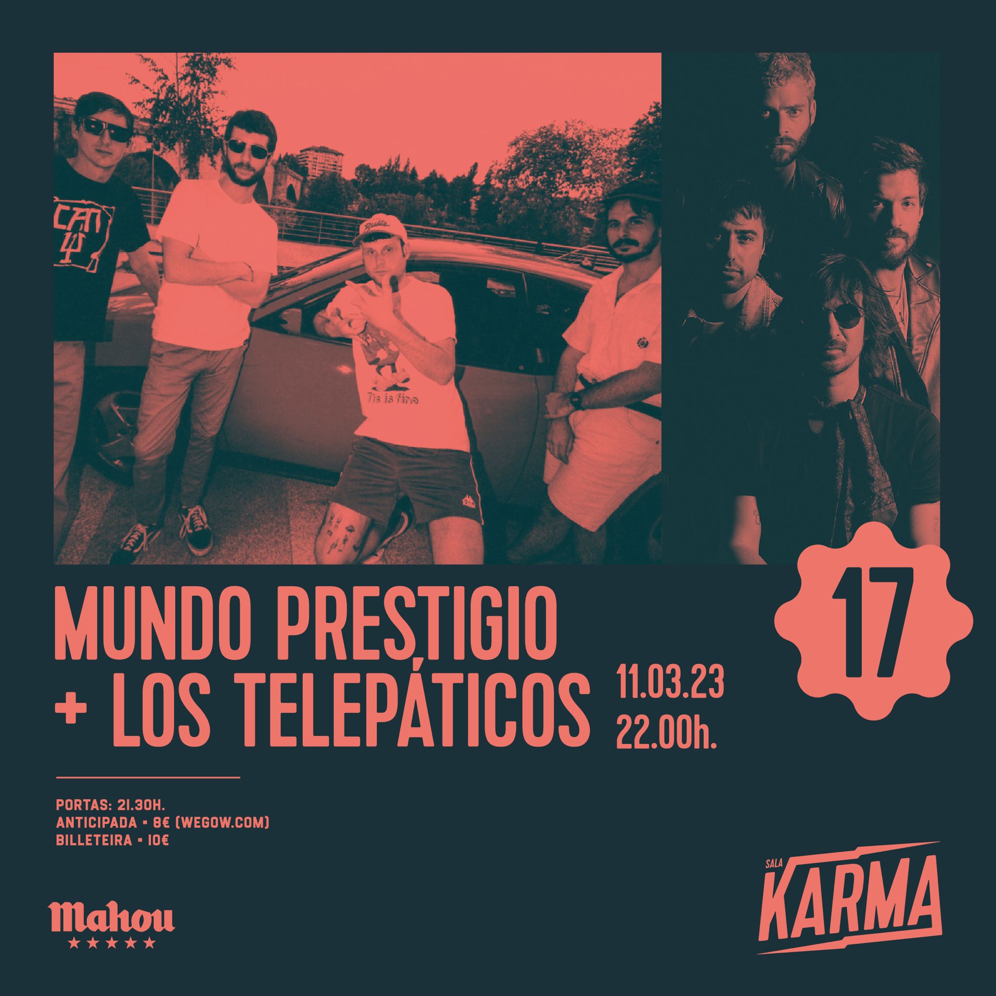 Promofoto von MUNDO PRESTIGIO + LOS TELEPÁTICOS.
