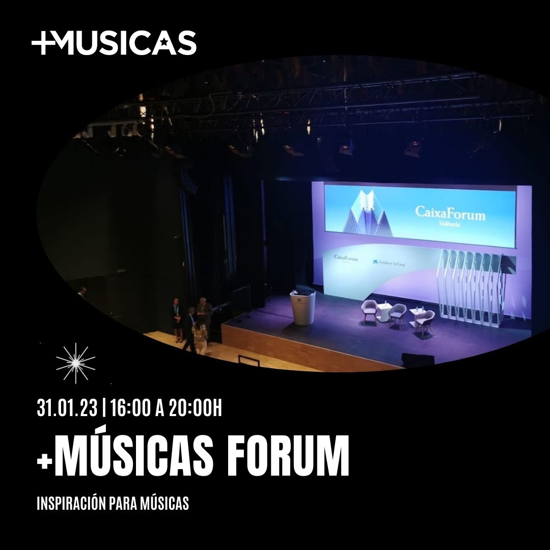 Fotografía promocional de +Músicas Forum - Inspiración para Músicas